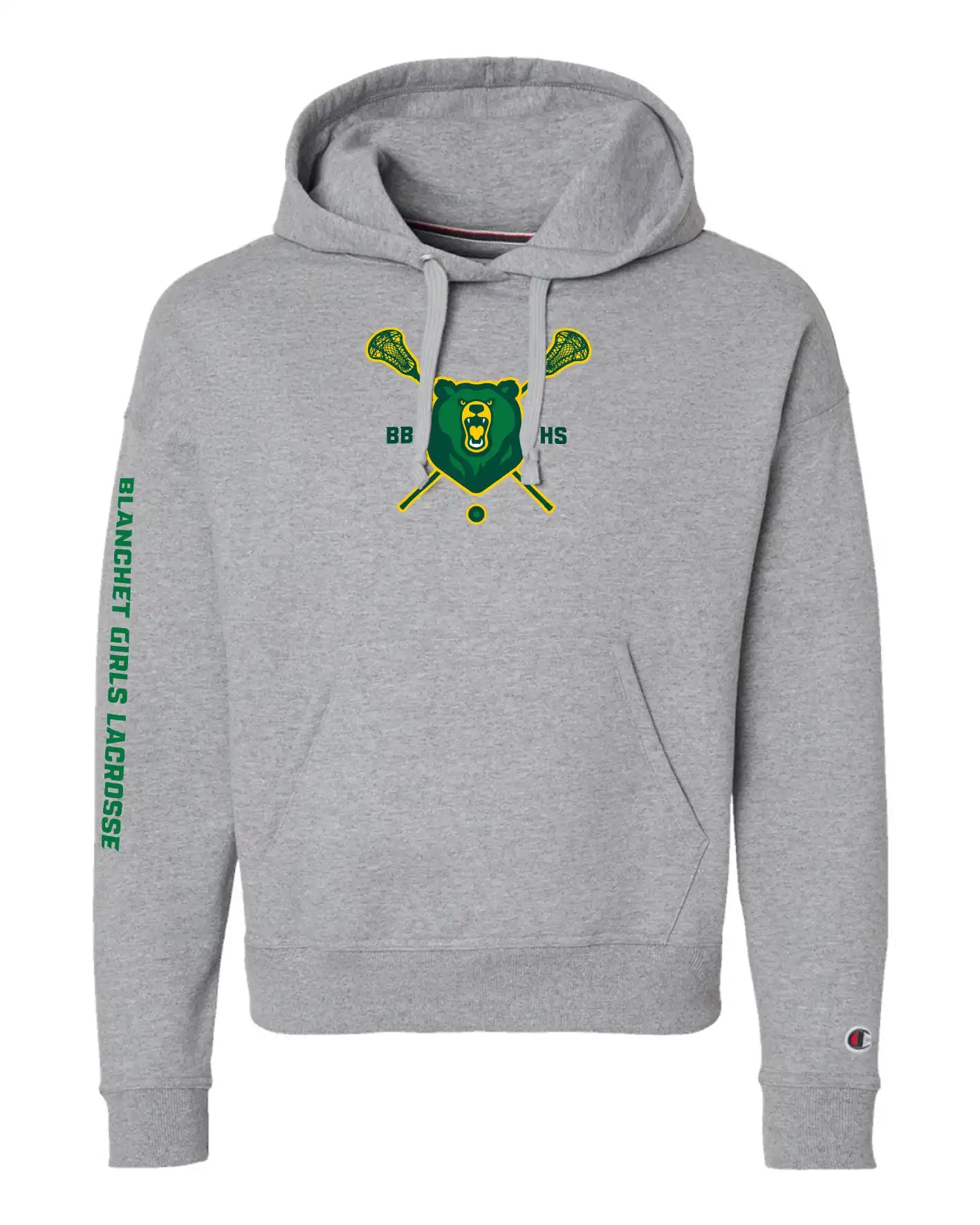 BB Bear Logo Pull Over Hoody with Sleeve Print